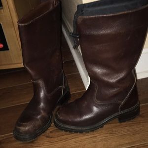 LL Bean Brown Leather Boots